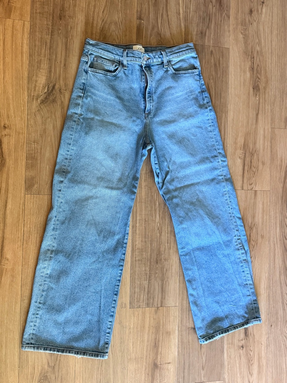 Joe's Jeans Light Blue Wide-Leg Jeans